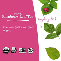 Earth Mama Organic Red Raspberry Leaf Tea being poured over ice in a glass
