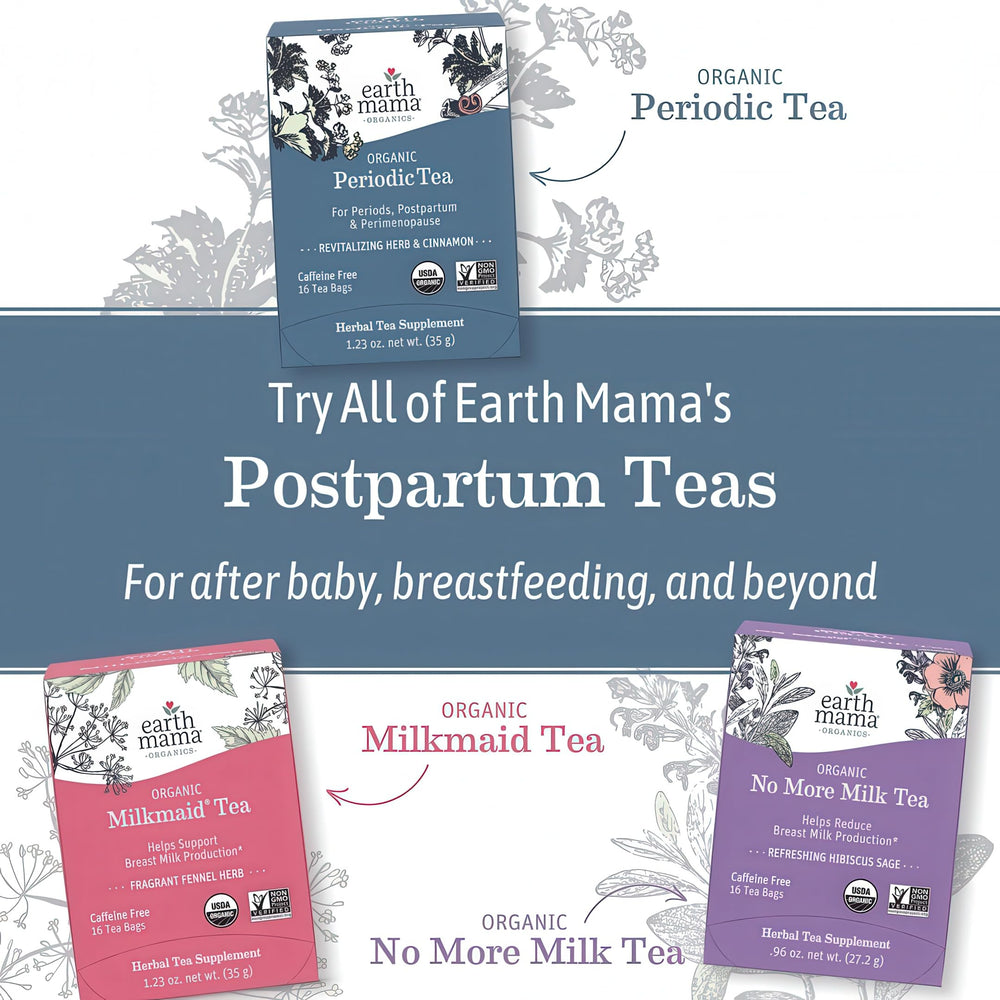 Earth Mama Organic Red Raspberry Leaf Tea ready for pregnancy-related rituals