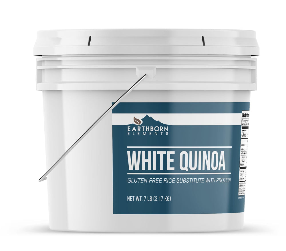 Earthborn Elements gluten-free quinoa highlighted as a wholesome base for bowls.
