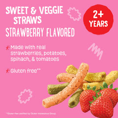 Closeup of Earth's Best Sesame Street bag highlighting crisp veggie straws