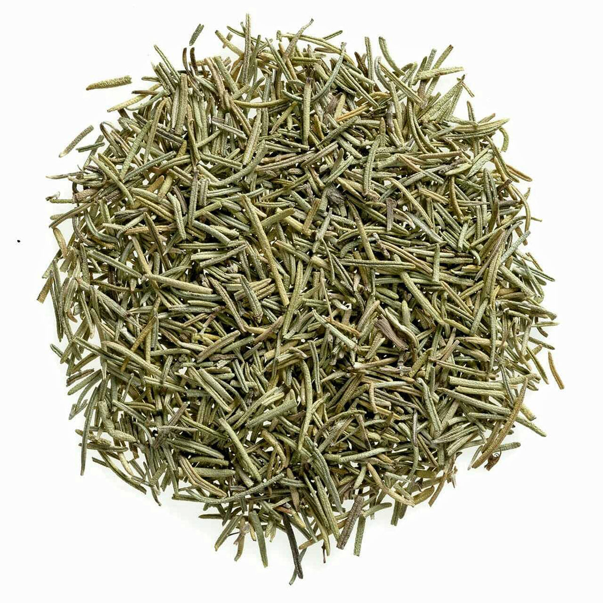 EarthWise Aromatics rosemary leaves, 1lb, close-up of dried needles for cooking.