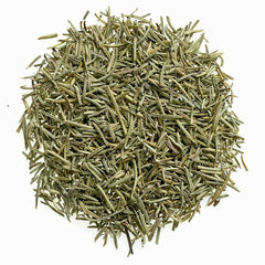 EarthWise Aromatics rosemary leaves, 1lb, close-up of dried needles for cooking.