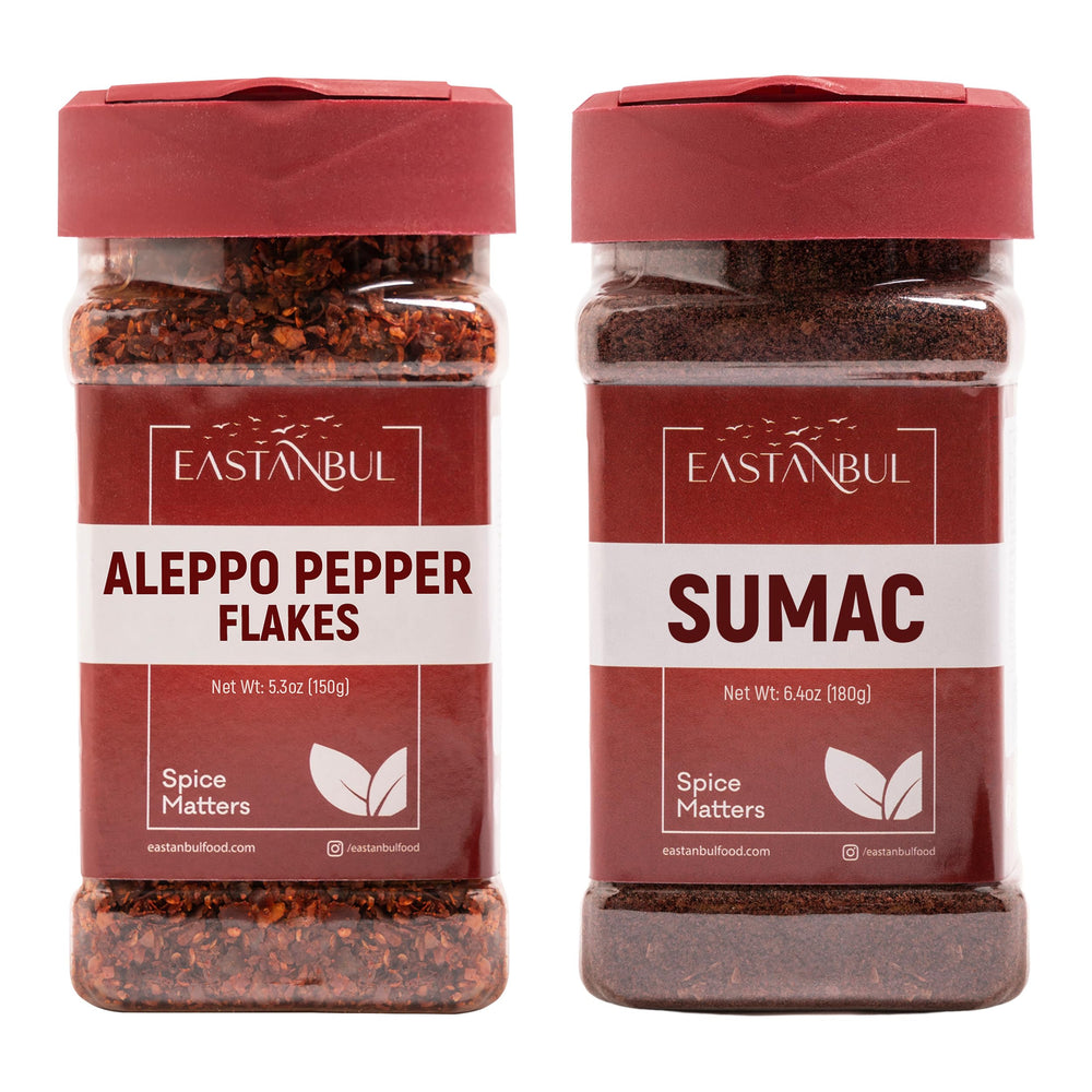 Eastanbul Aleppo Pepper Flakes bottle adds gentle heat to meats