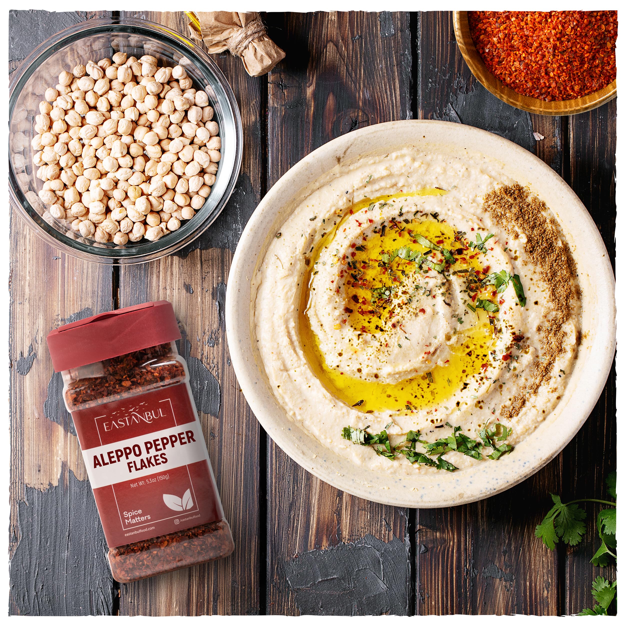 Eastanbul Aleppo Pepper on a spice rack, ready to elevate dishes