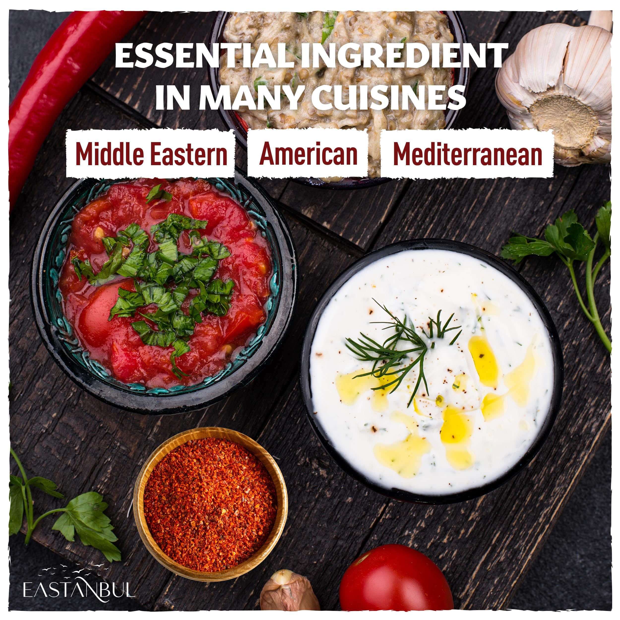 Eastanbul Aleppo Pepper seasoning for tacos and dips