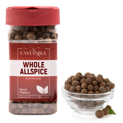 Eastanbul allspice berries whole bottle — rich aroma for cooking