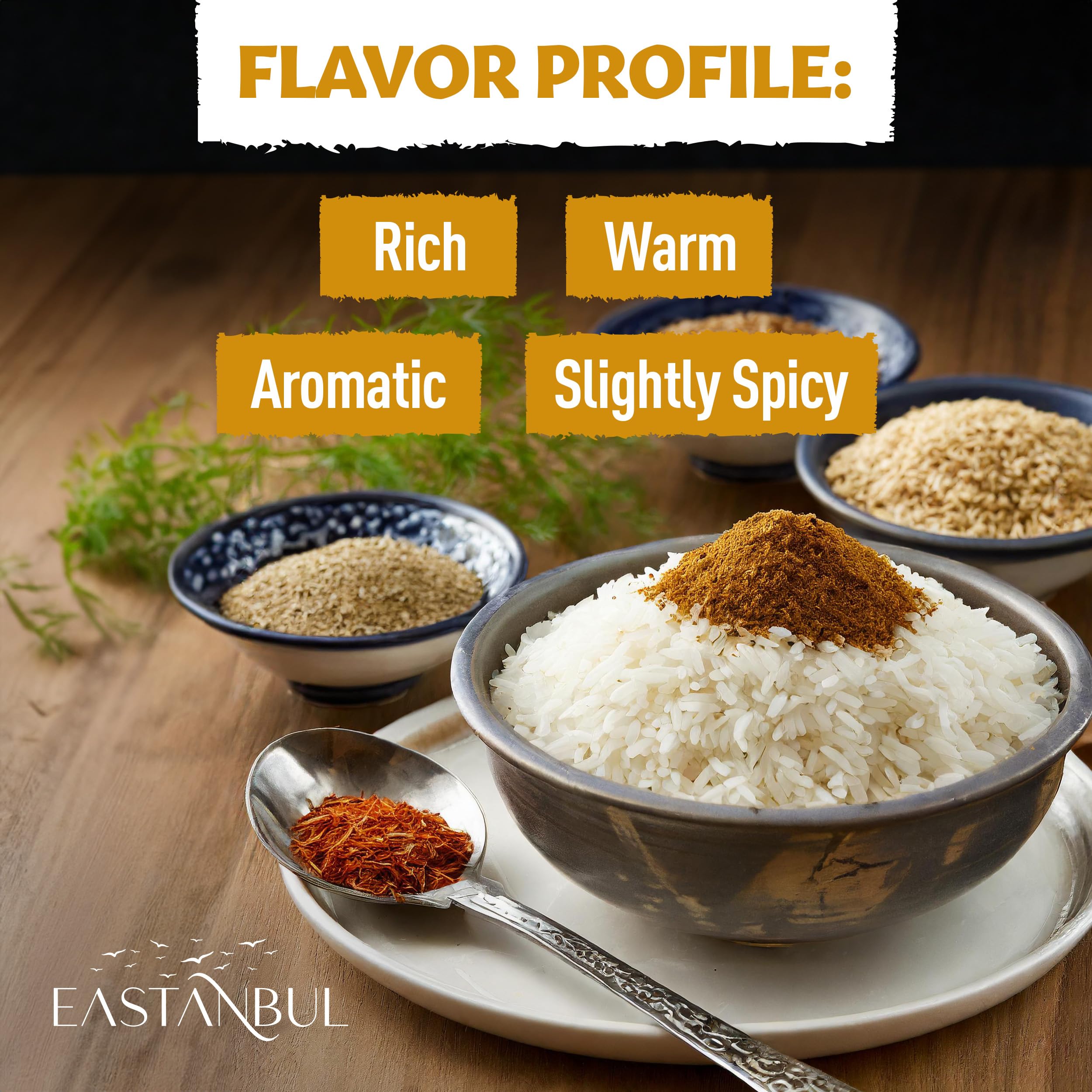Eastanbul Baharat pantry display hints at convenient everyday flavor