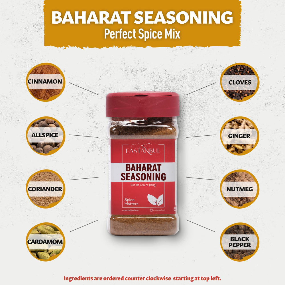 Close-up of Eastanbul Baharat powder showing warm cinnamon flavors