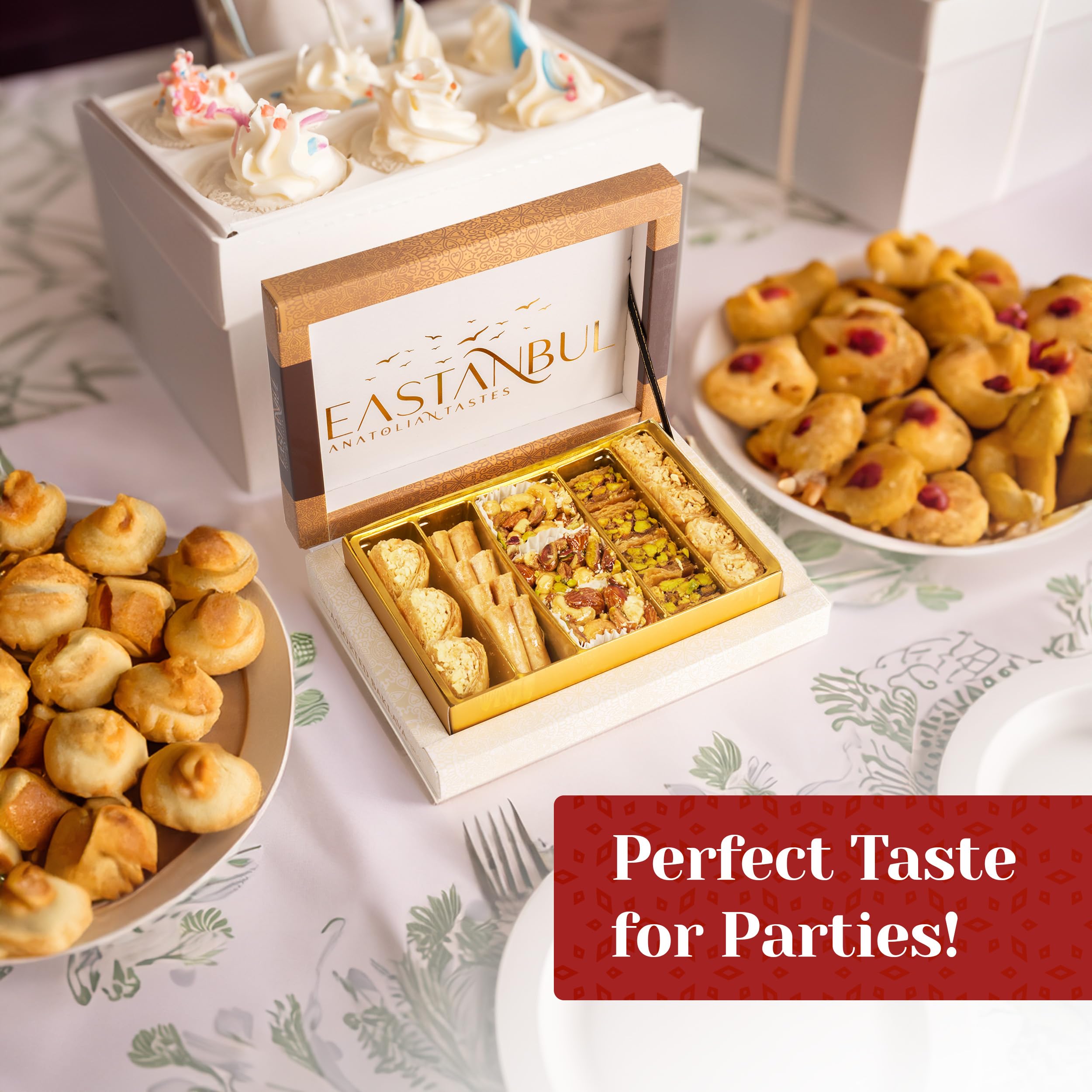 Eastanbul gift box packaging viewed, ready for elegant gifting.
