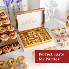 Eastanbul baklava Pouch piece with flaky layers ideal for gift pairing.