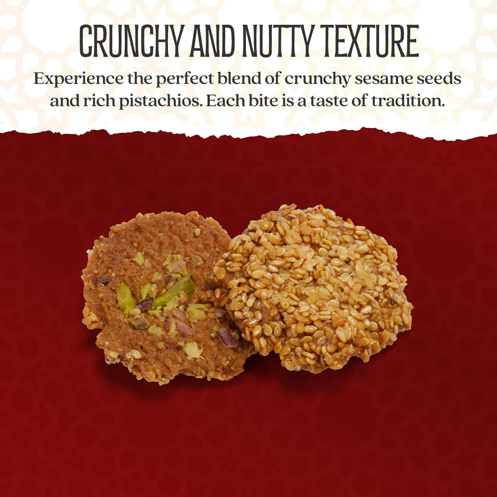 Eastanbul Barazek Pistachio Sesame Cookies gift box perfect Eid or Ramadan gift.