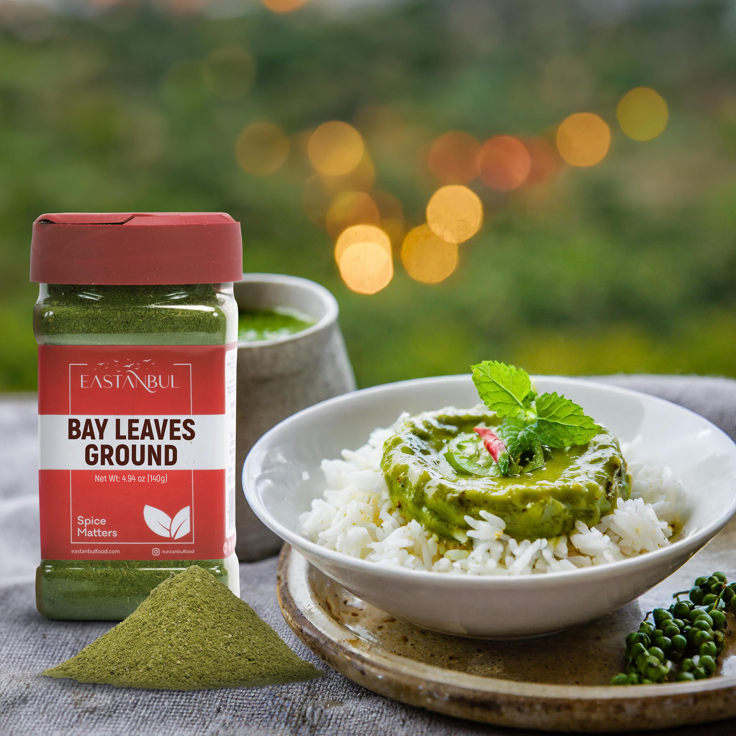 Eastanbul Bay Leaves Powder enhances bean dishes with savory depth