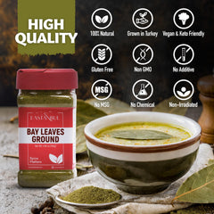Eastanbul Bay Leaf Powder ready to flavor a soup base