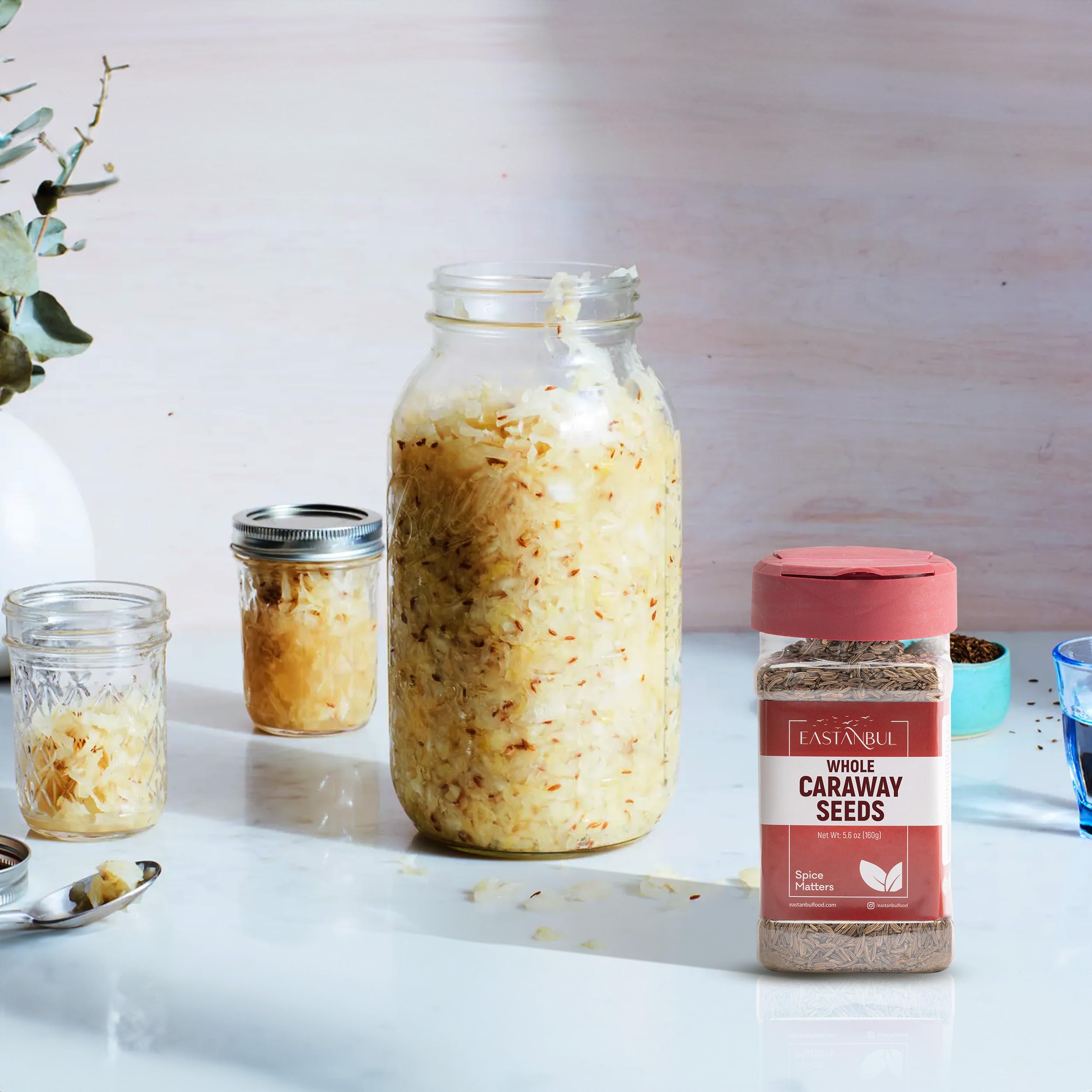 Eastanbul caraway seeds ground for spice blends and easy use.