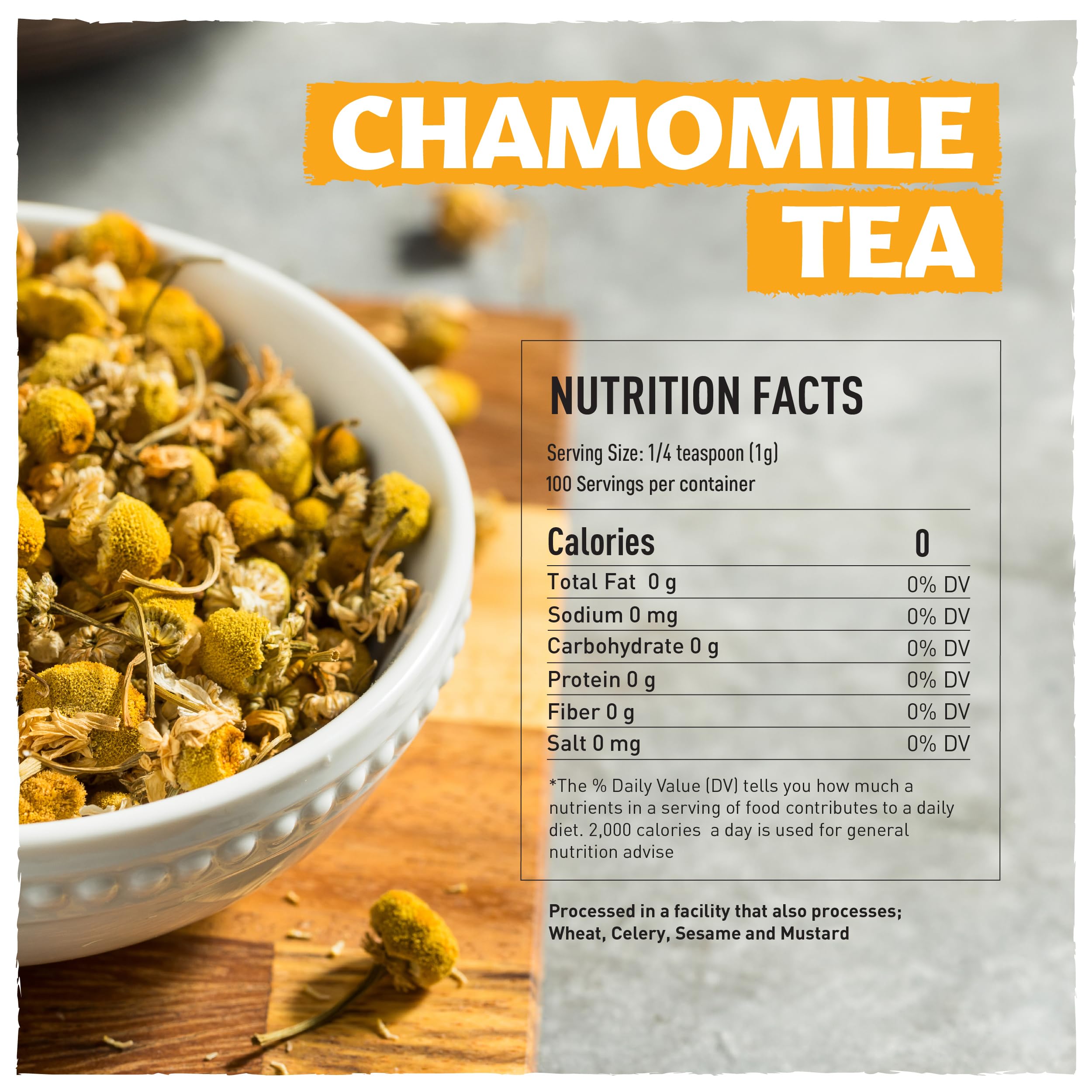 Eastanbul chamomile tea loose leaf brew in cup for a relaxing moment.