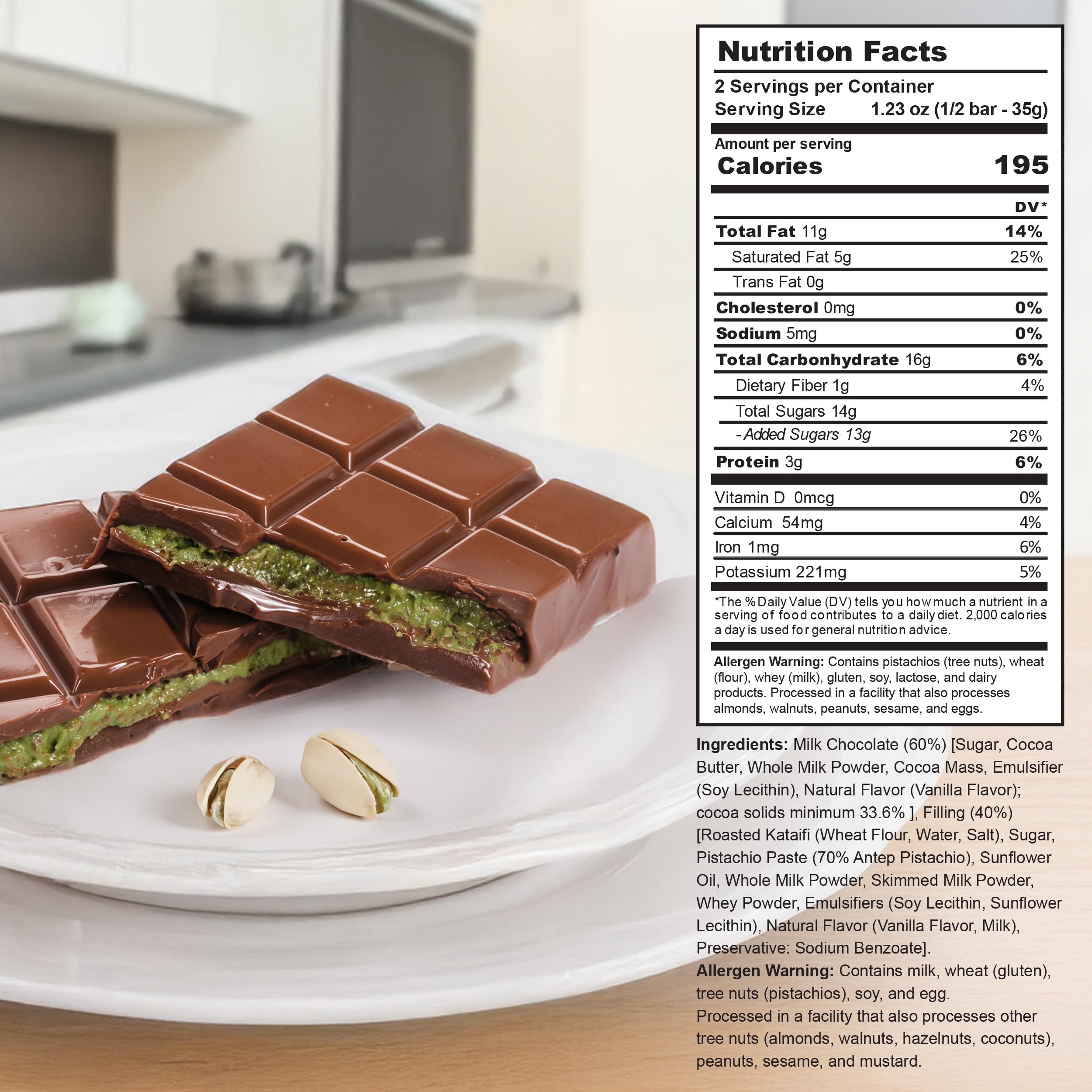 Eastanbul Dubai Pistachio Chocolate Bar gift box highlights ready-to-gift luxury and sharing.