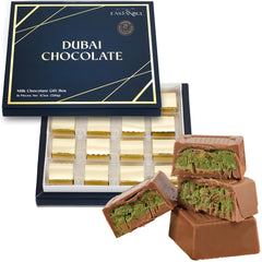 Eastanbul Dubai Chocolate Bar Pistachio packaging highlights premium gift-ready presentation.