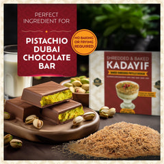 Eastanbul Dubai inspired dessert cups benefit from fragrant kataifi texture.