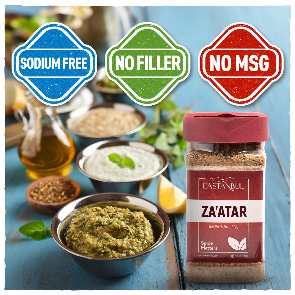 Eastanbul sumac and zaatar twin-pack box showing essential spice duo.