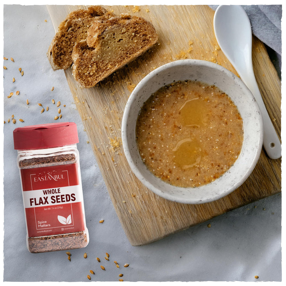 Eastanbul flax seed spice pairing shot, integrated with cinnamon and honey
