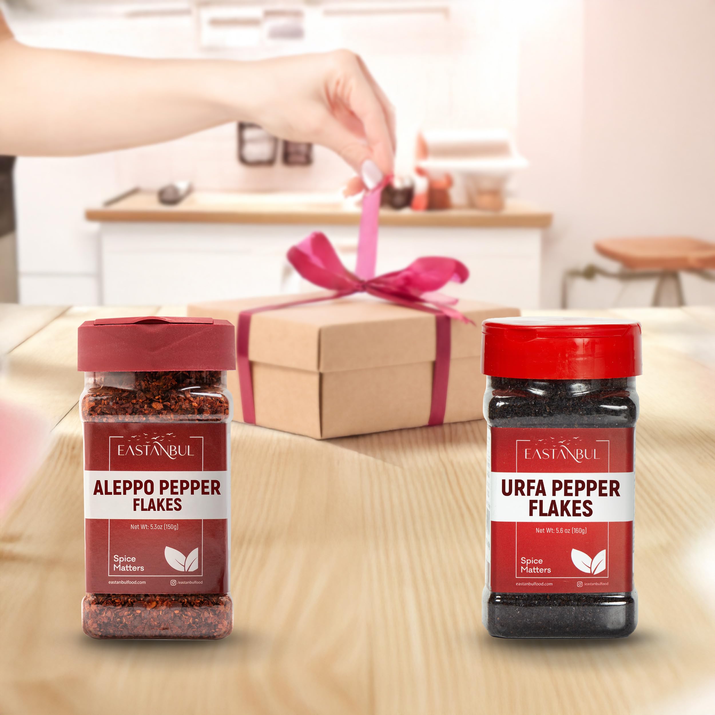 Eastanbul Gift Pack box on table for cooking inspiration.