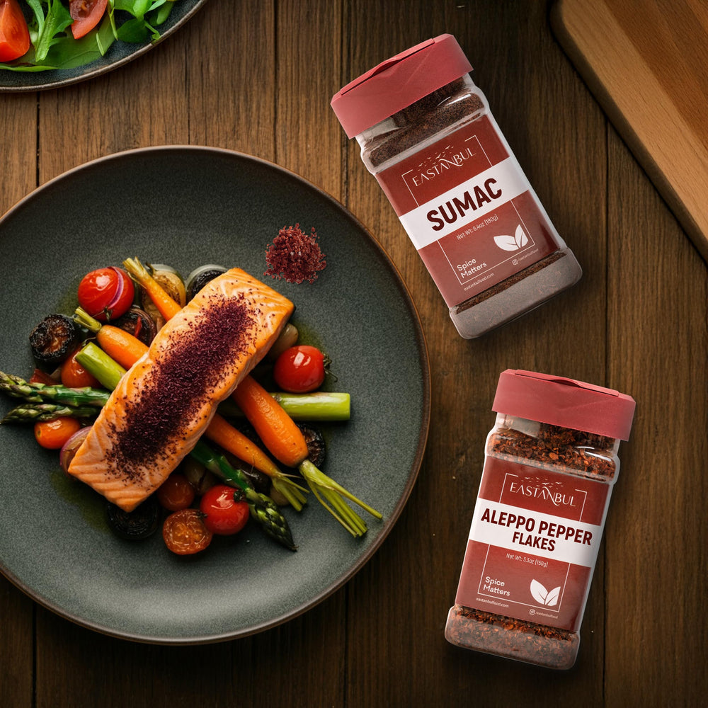 Eastanbul Grilled Meat with Sumac for vibrant, citrusy notes
