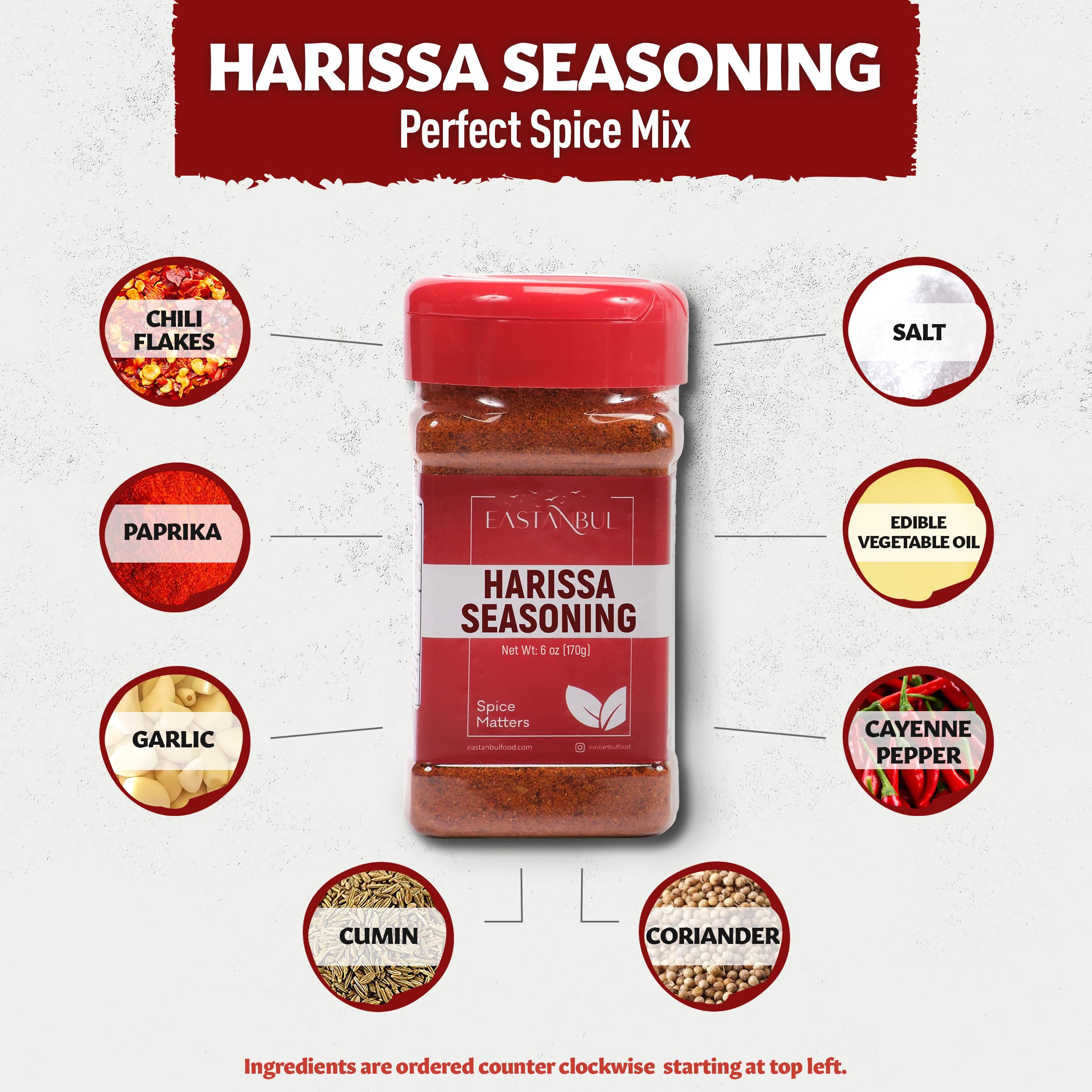 Eastanbul Harissa on couscous dish adding warmth and depth