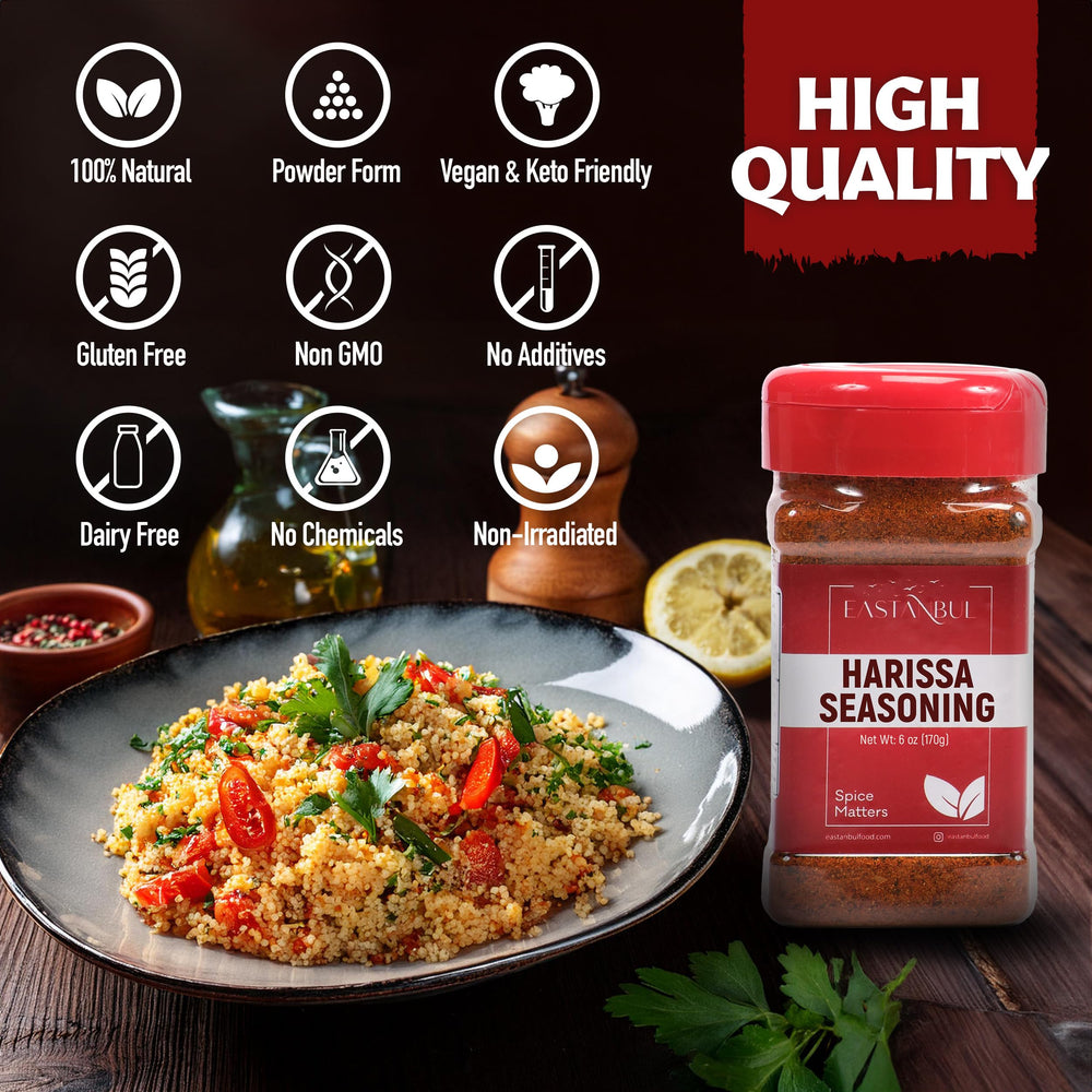 Eastanbul Harissa vegan and non-GMO spice for clean cooking
