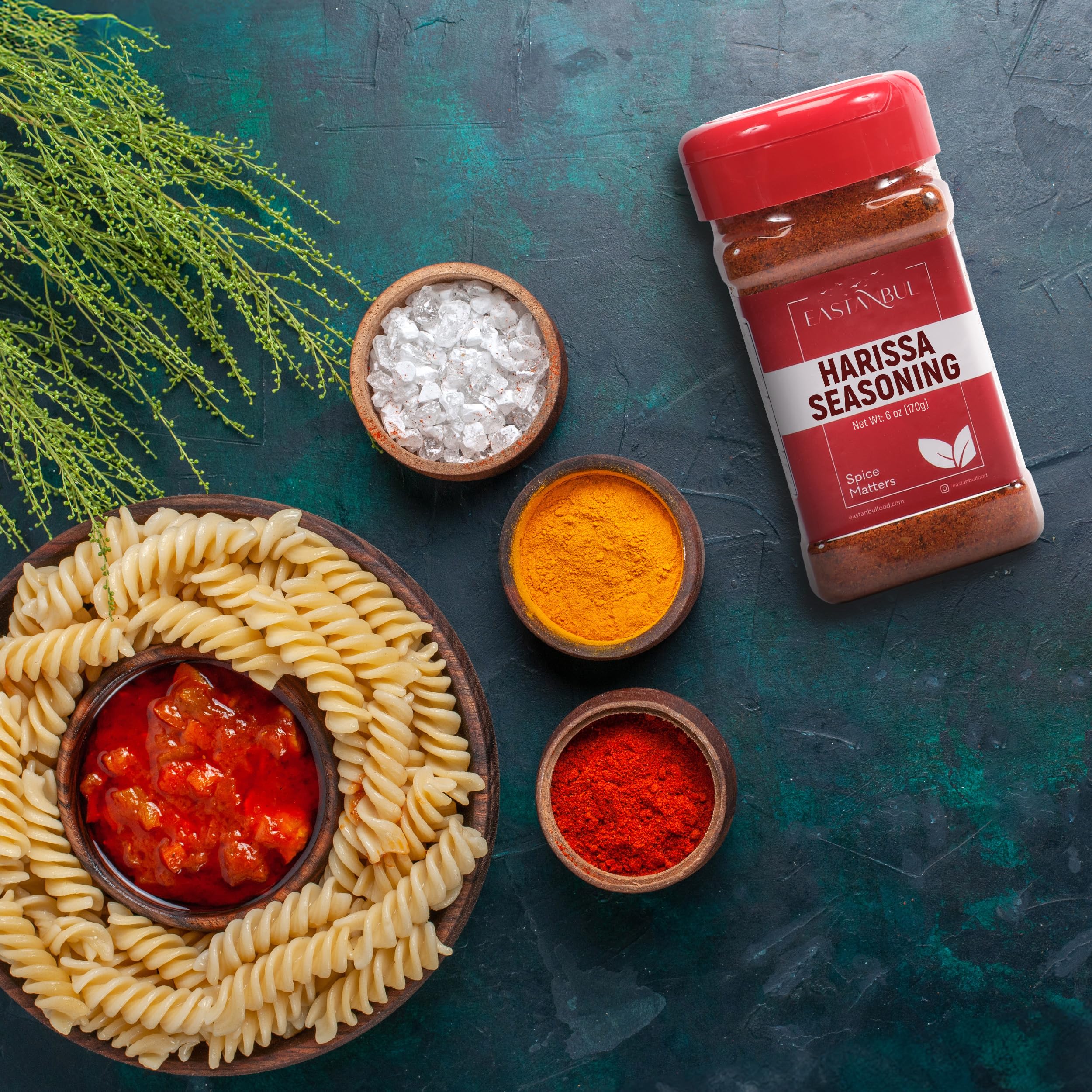 Eastanbul Harissa yogurt dip idea for cooling contrast