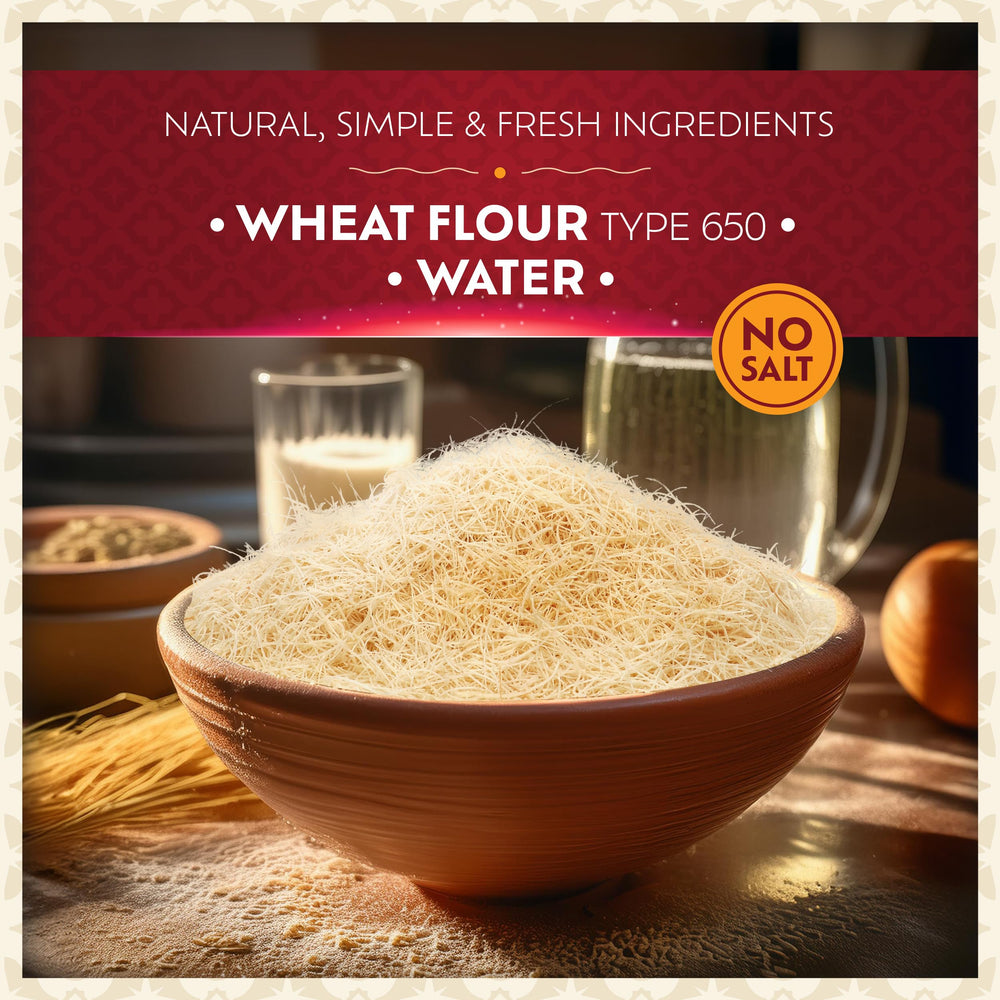 Eastanbul kataifi loose bulk dough suitable for versatile dessert and savory uses