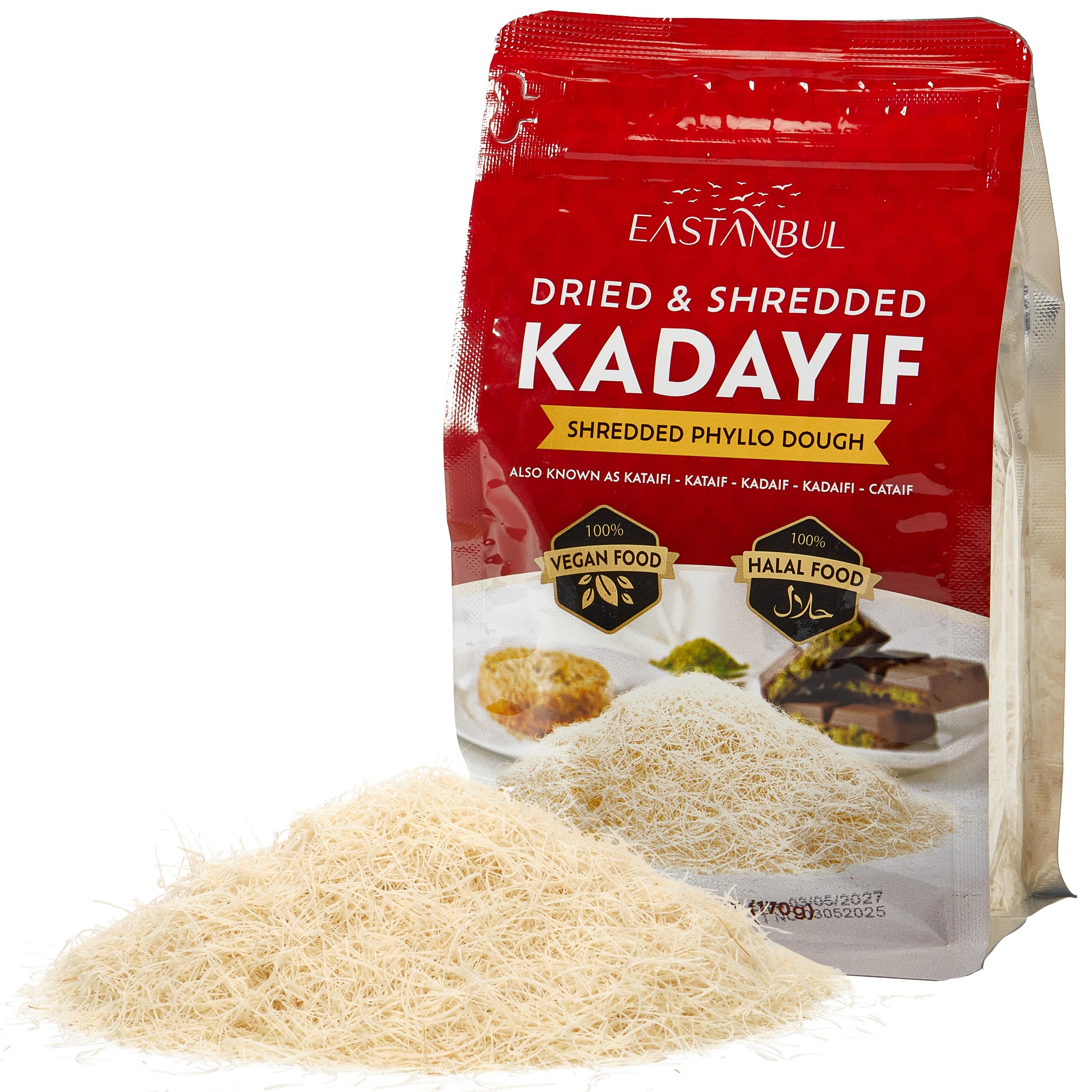 Eastanbul Kataifi loose thin strands ideal for quick, even browning in kunafa