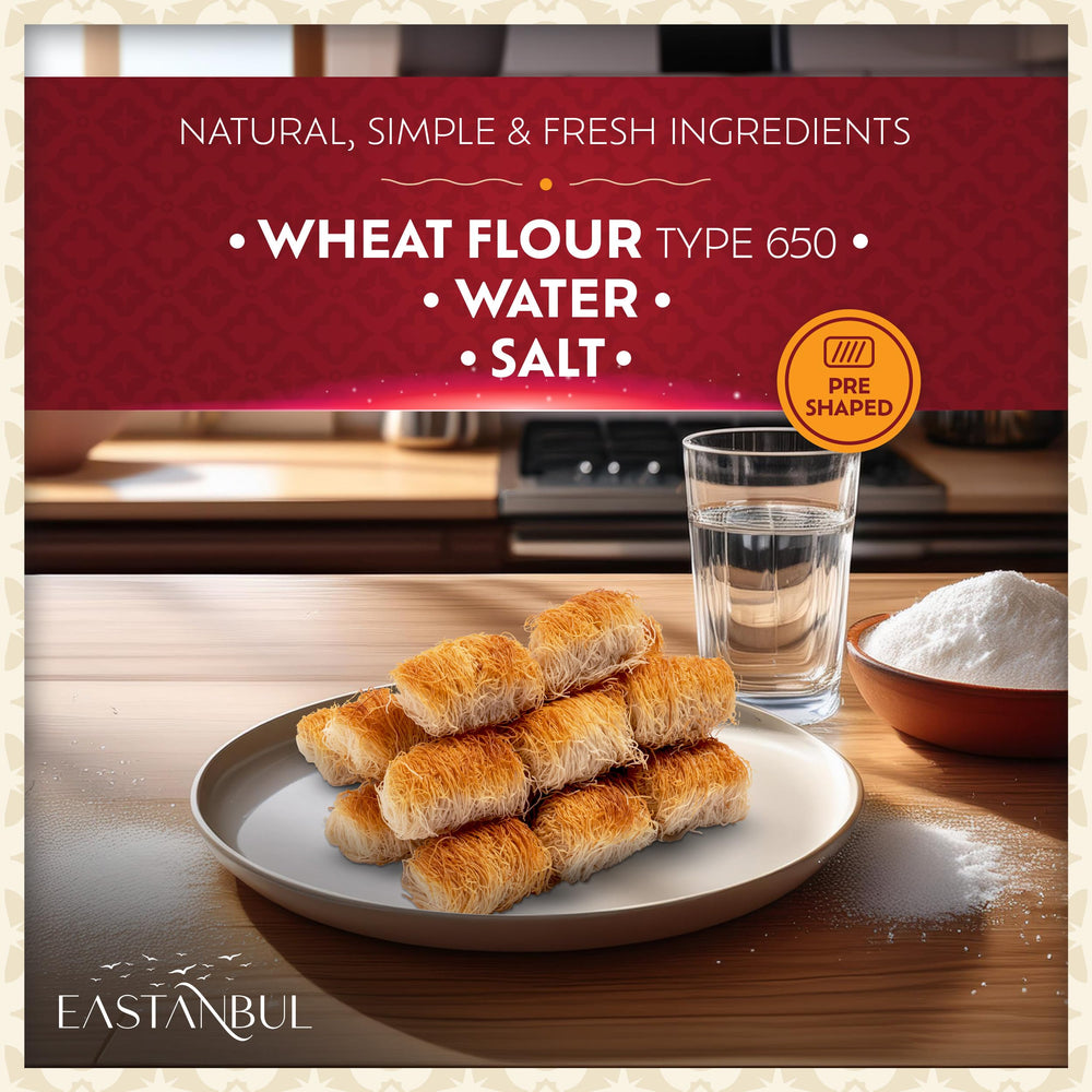 Eastanbul Kataifi rolls: packaged in Turkey to ensure freshness on arrival