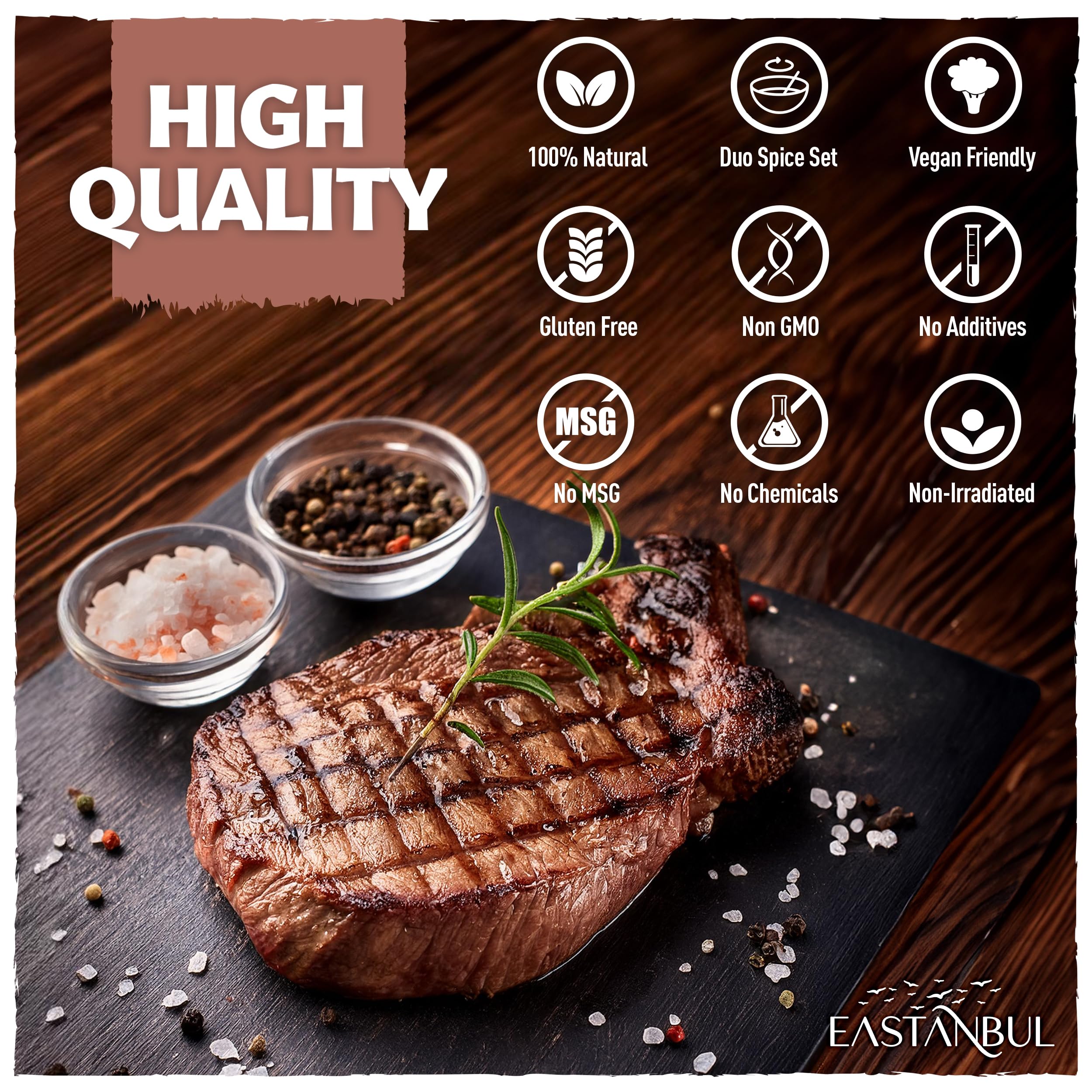 Eastanbul kitchen spice duo ideal for everyday cooking.