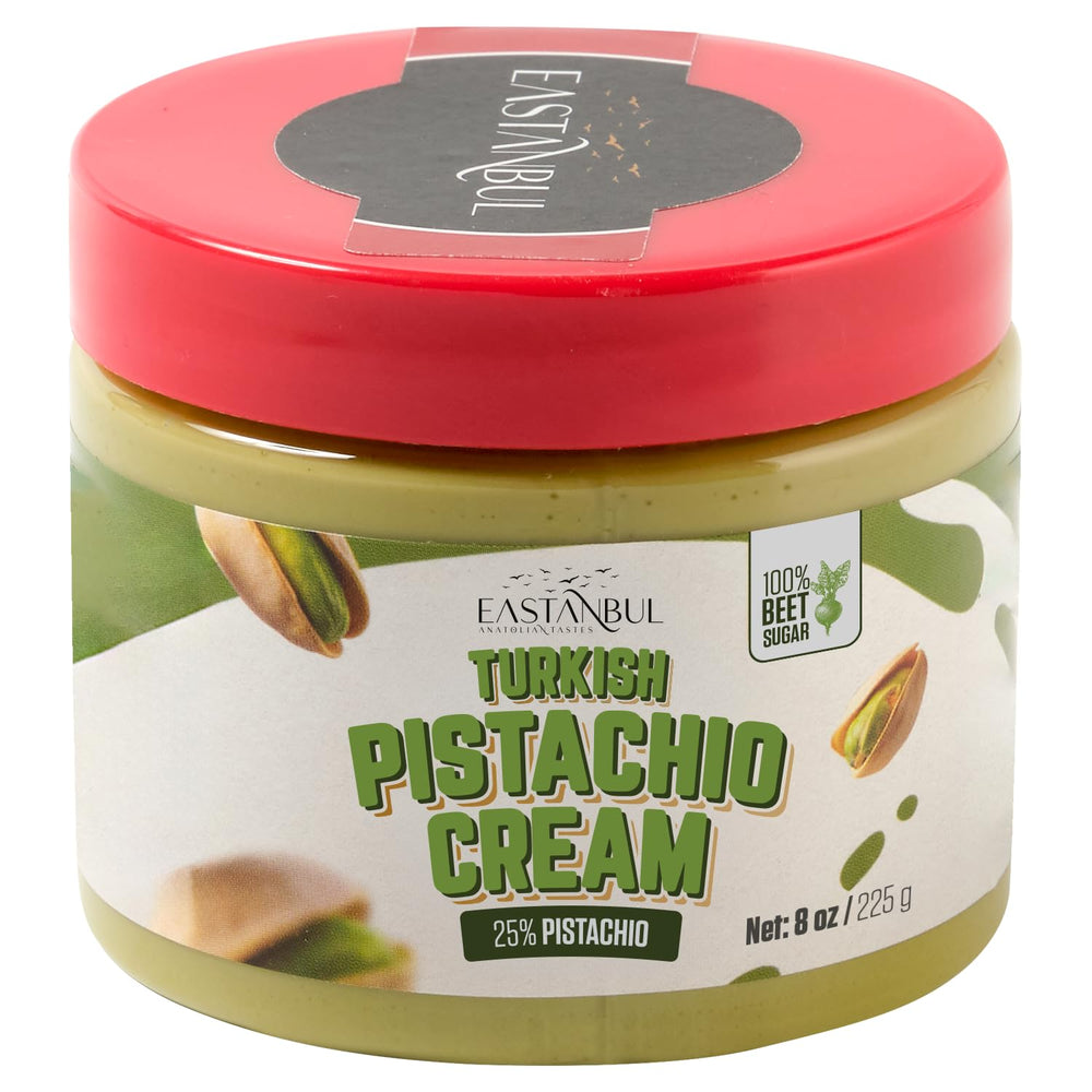 Eastanbul Pistachio Cream jar: silky texture ideal for desserts