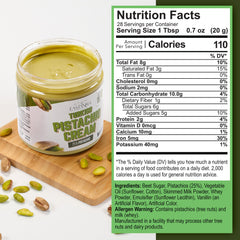 Eastanbul Pistachio Cream smooth texture ideal for spreading on bread.