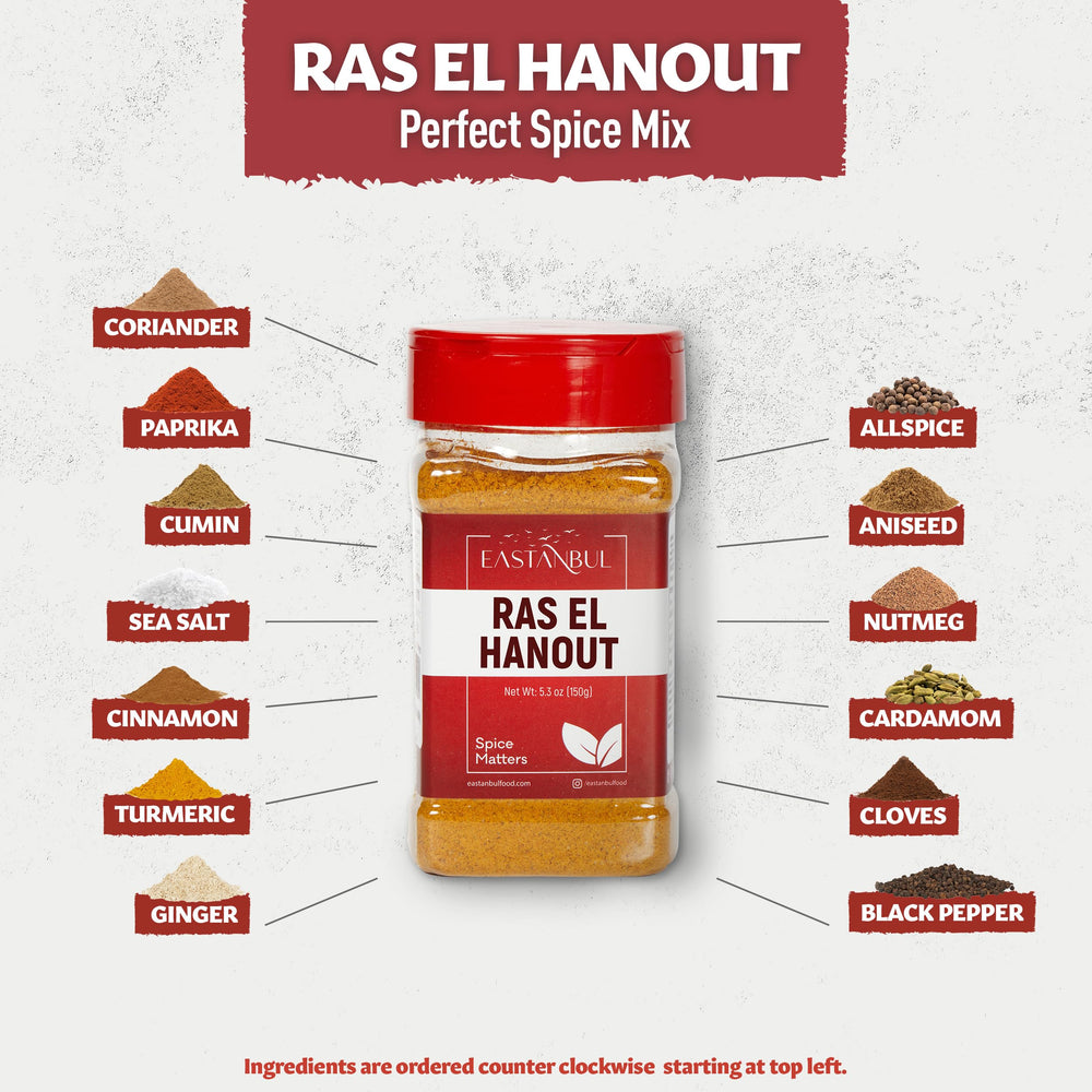 Eastanbul Ras El Hanout on grilled meat enhances savory notes.
