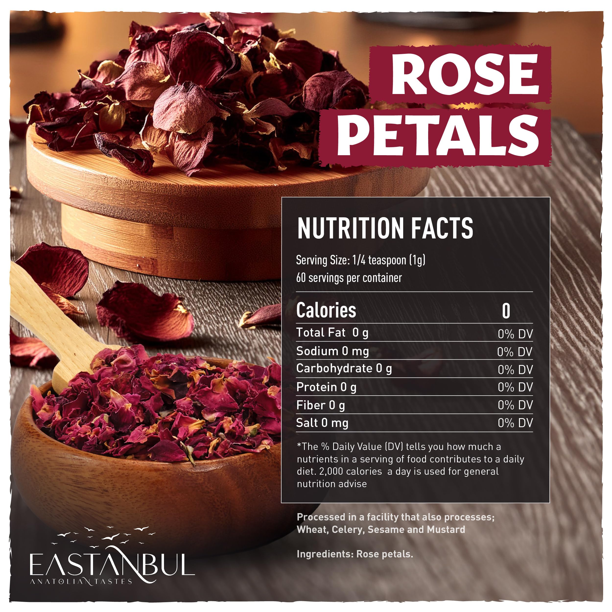 Eastanbul rose petals brand commitment to transparency and satisfaction.