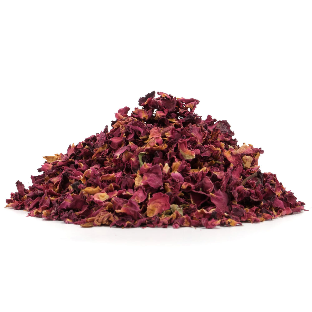 Eastanbul rose petals for tea cup showcase fragrant infusion.