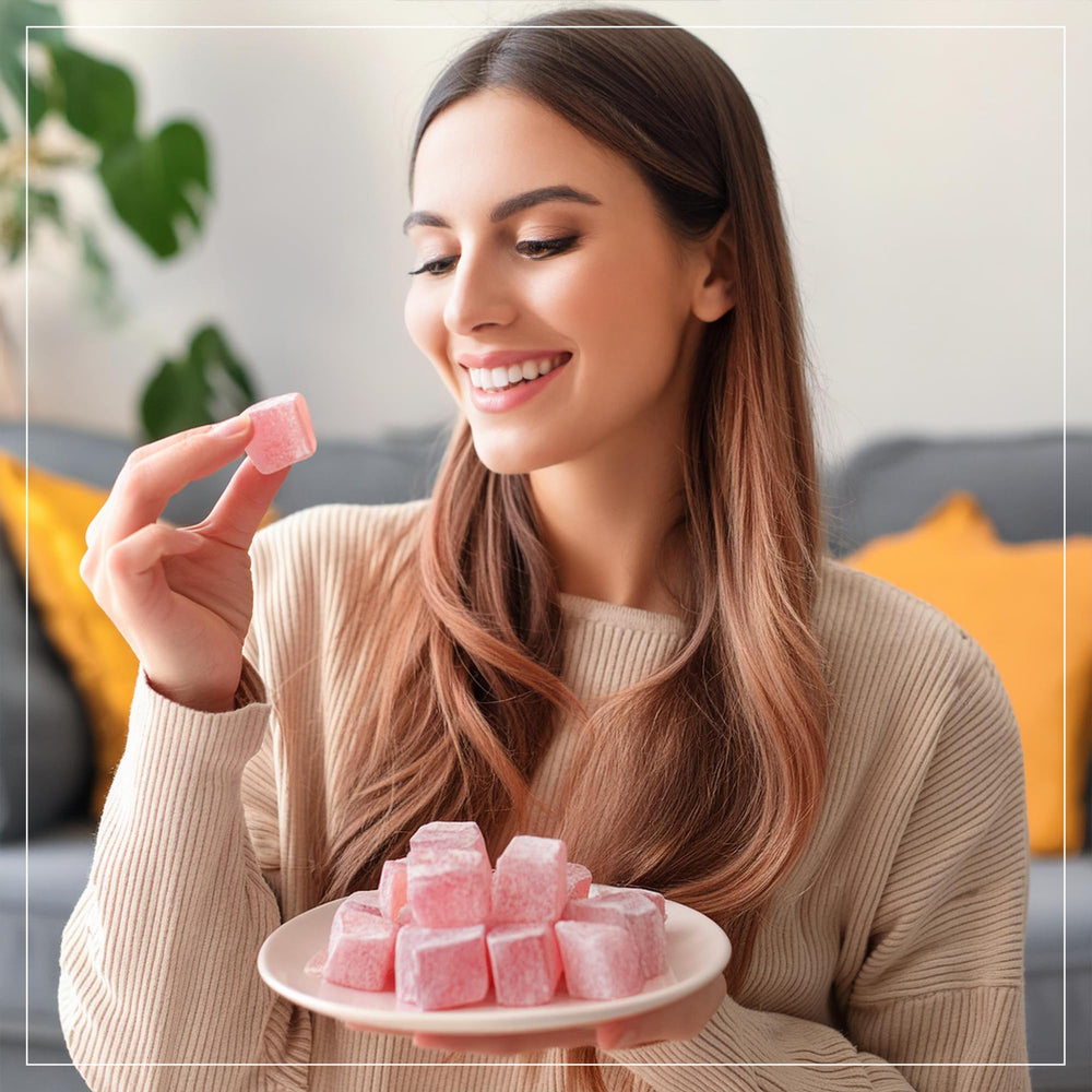 Fragrant rose notes of Eastanbul Turkish Delight aroma.