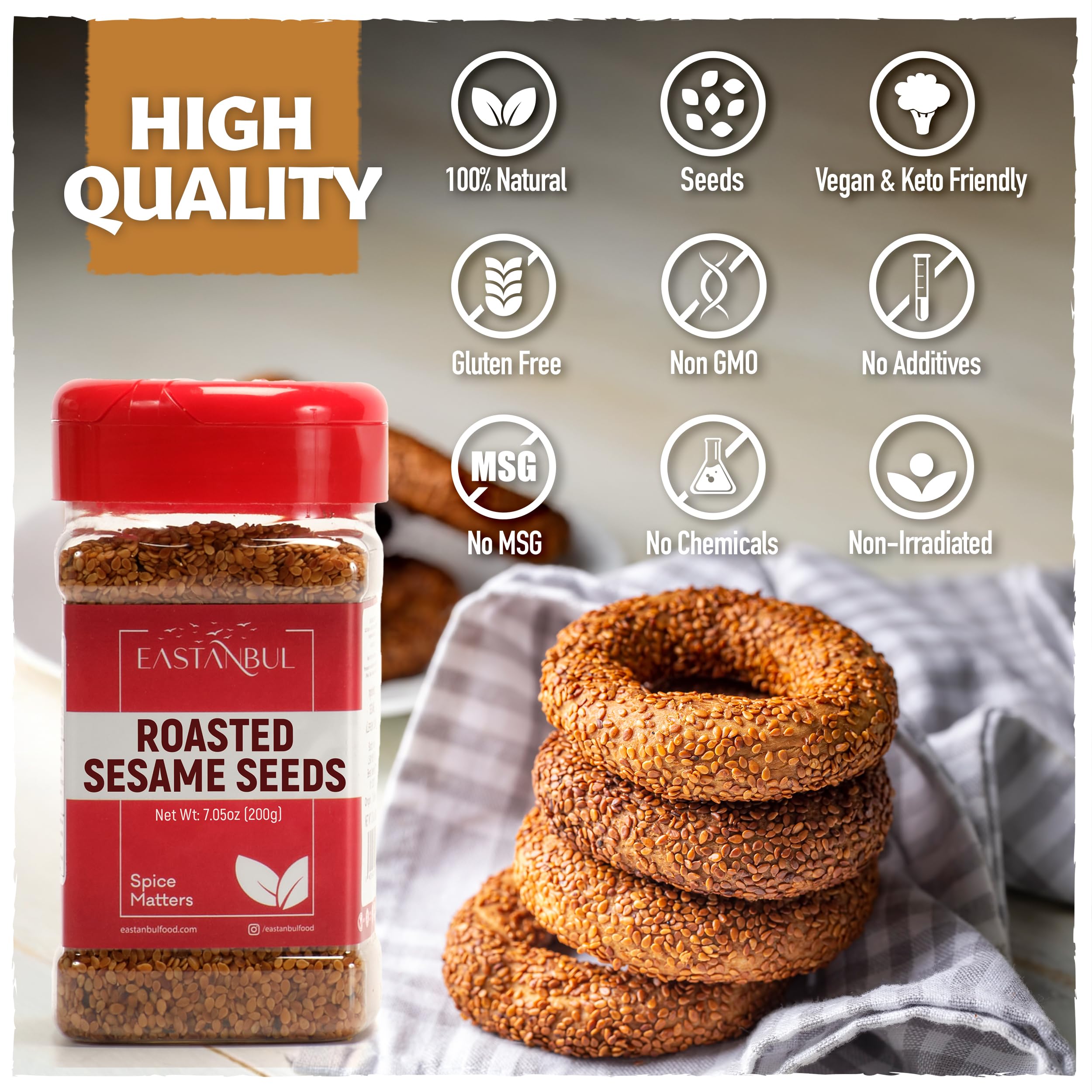 Eastanbul sealed packaging showing resealability and freshness protection.