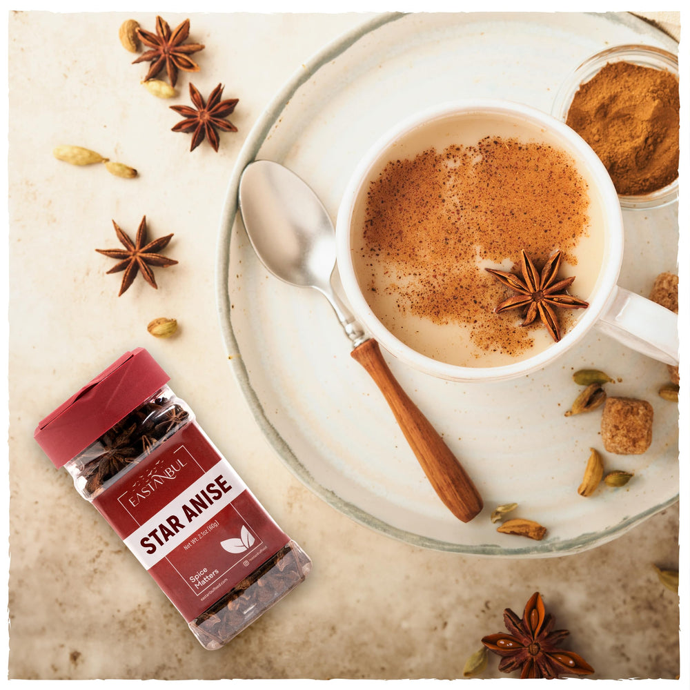 Eastanbul star anise in a busy kitchen scene
