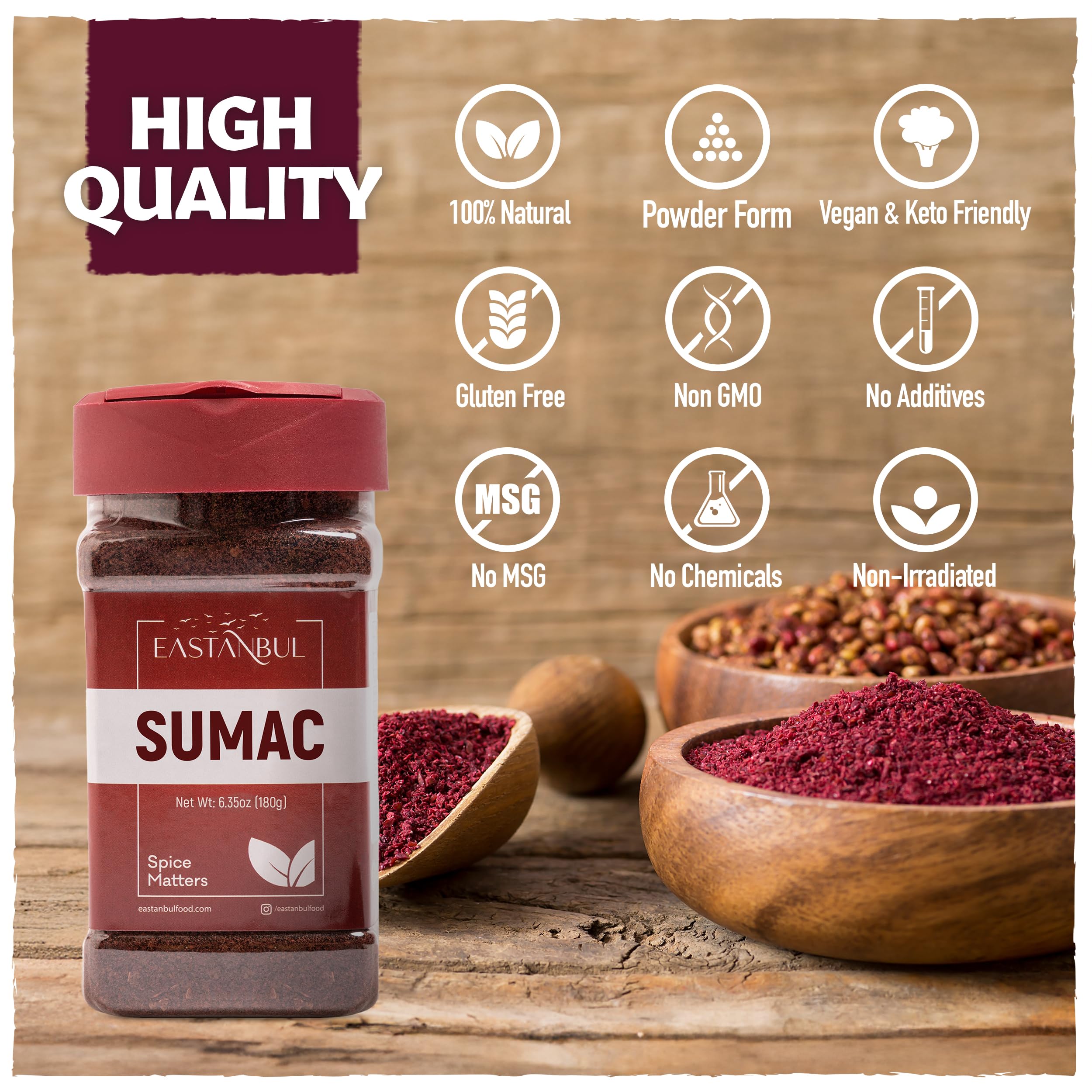 Eastanbul Sumac with mantı dumplings suggesting authentic use.
