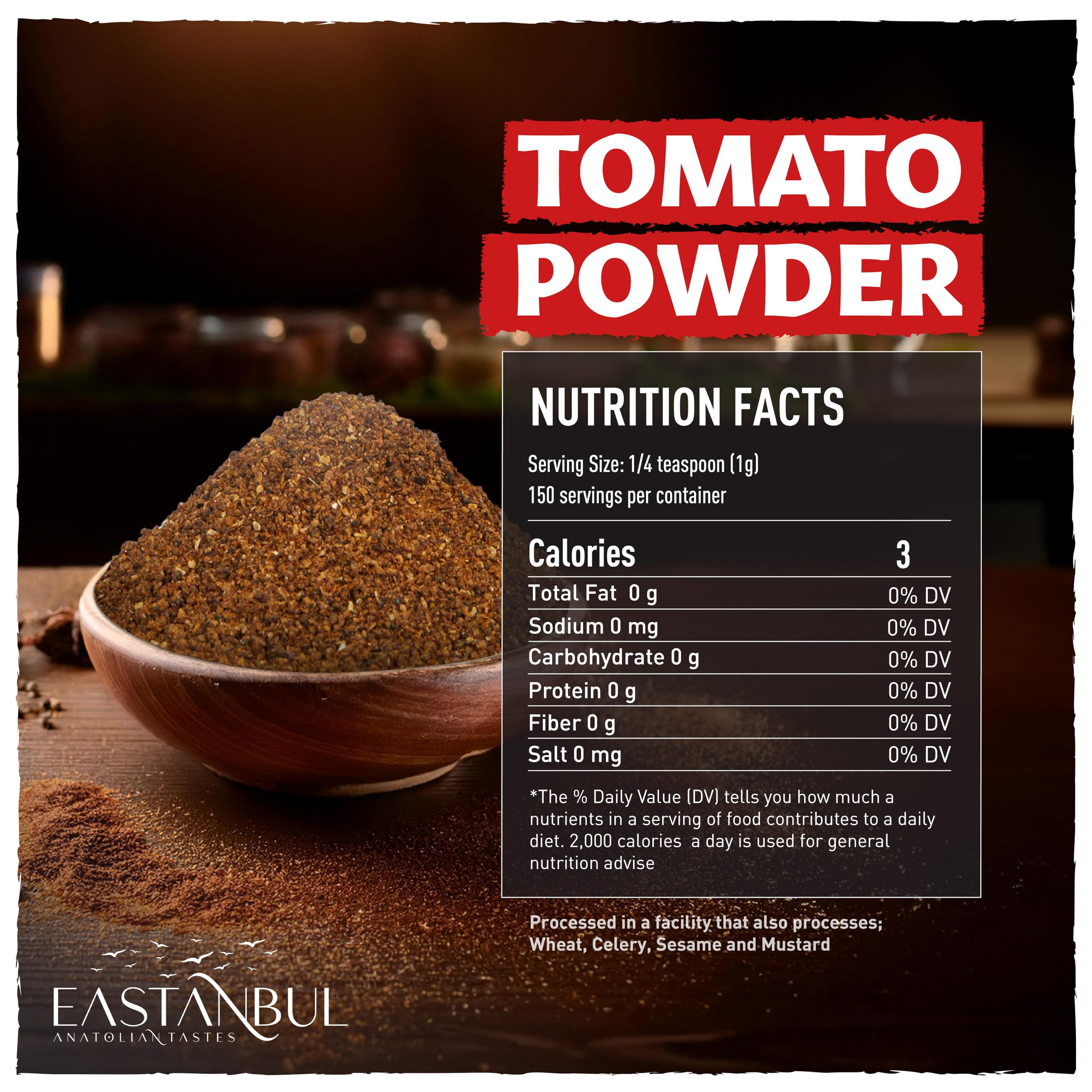 Eastanbul Tomato Powder pour demonstrates quick, even seasoning for sauces.