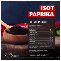 Eastanbul Urfa Biber shaker top for controlled seasoning