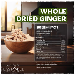 Eastanbul whole ginger roots bundle for versatile recipes