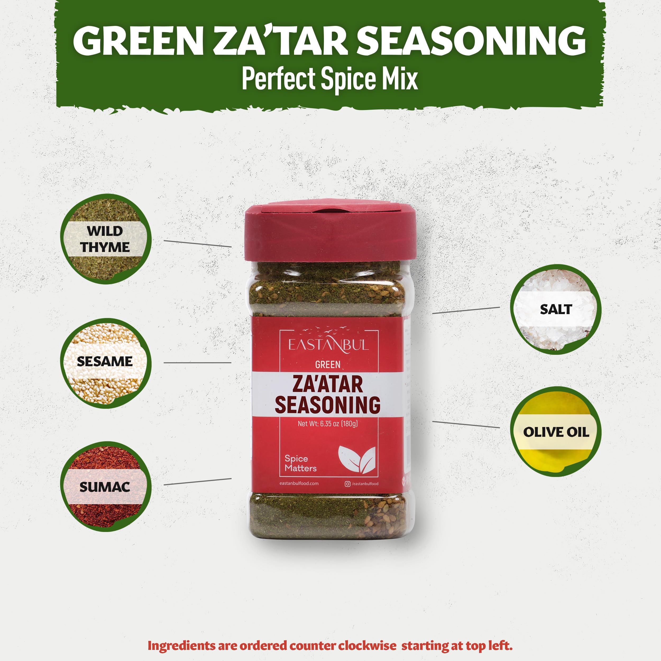 Eastanbul Zaatar Seasoning roasted vegetables gain herbal zing and color.