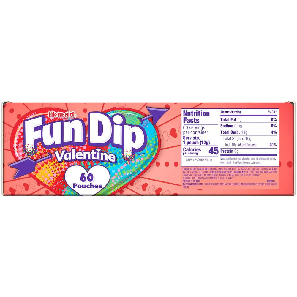 Easter basket display featuring Fun Dip for festive, kid-friendly treats.