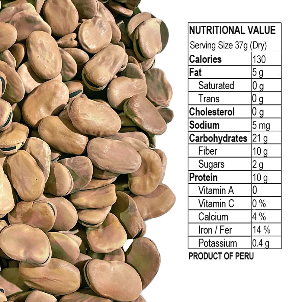 Eastern Feast broad fava beans dried, ready to soak and simmer into soups.