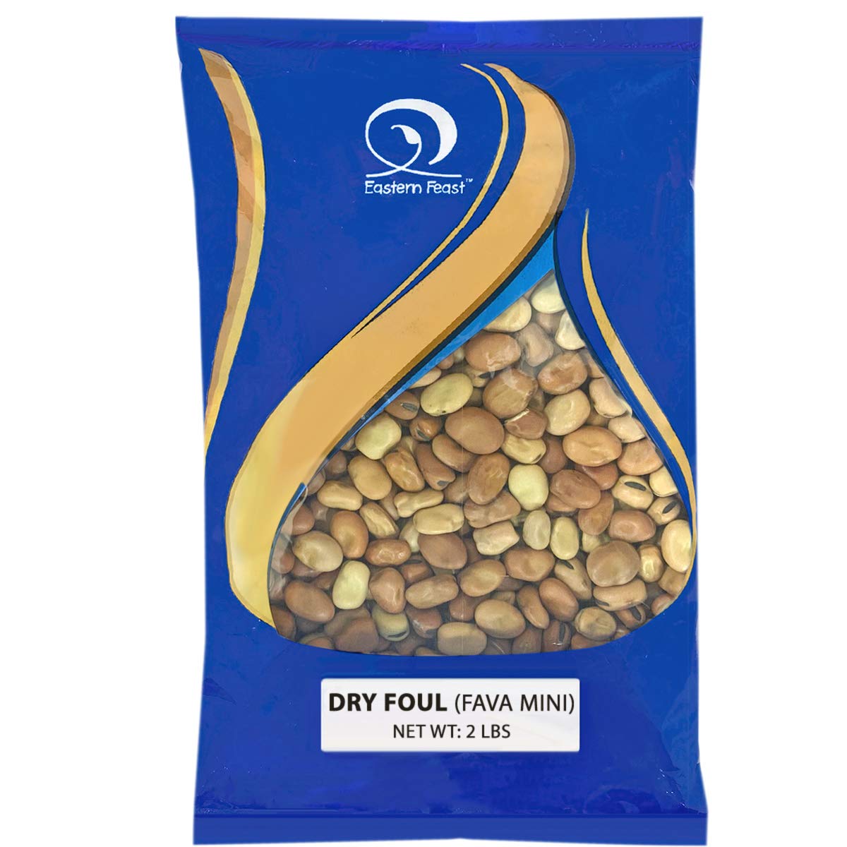 Eastern Feast Dry Foul Fava Mini pack shot shows protein-packed pulses for hearty meals.