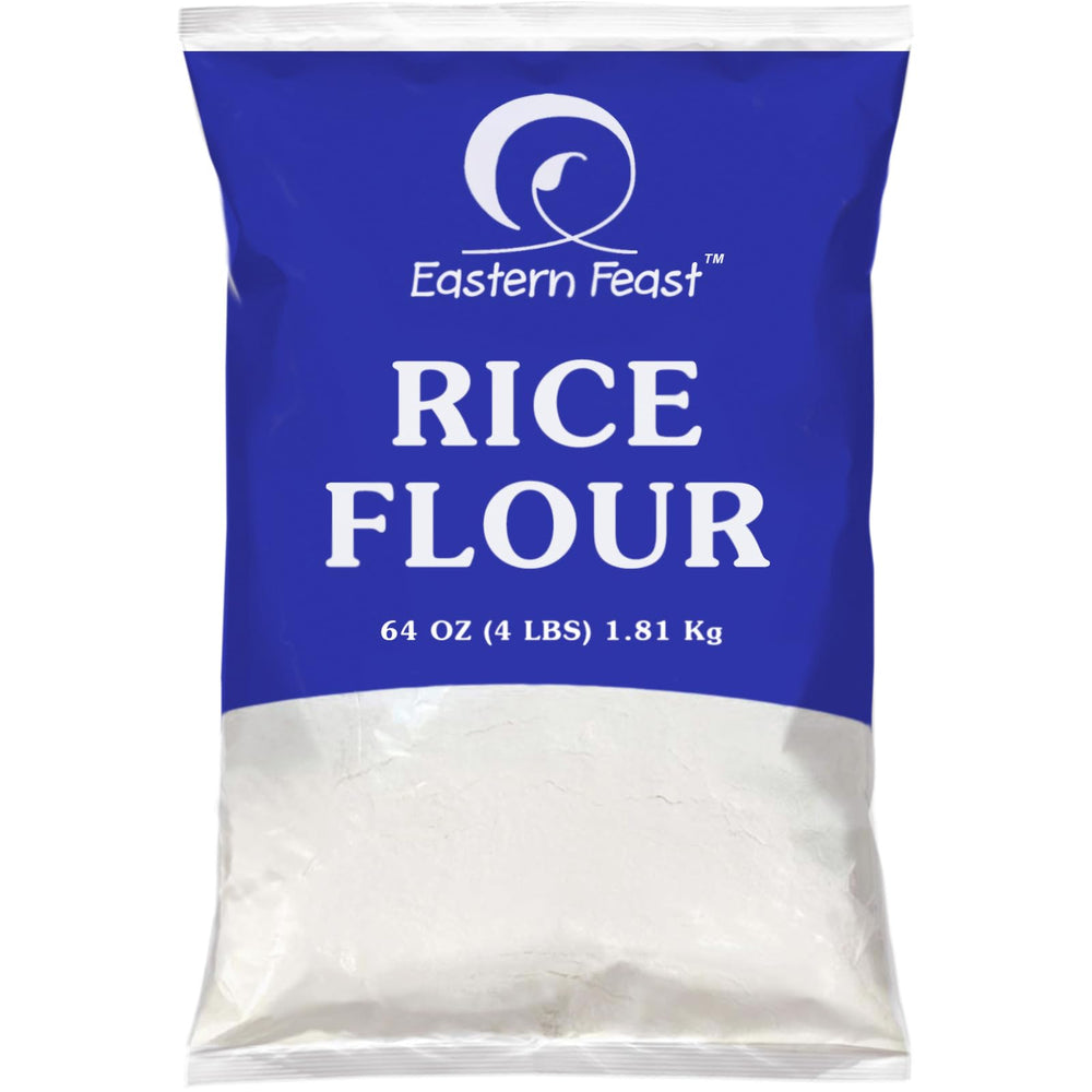 Eastern Feast Rice Flour bag with fine texture, ideal for gluten-free baking.